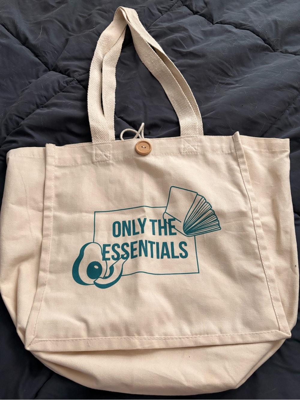Cotton Tote Bag "Only The Essentials" -
